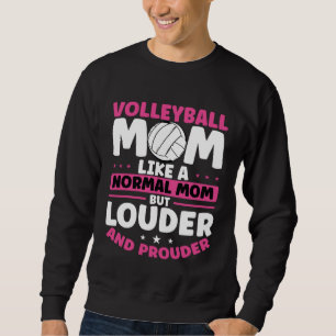 Beach Volleyball Mom Volleyball Mothers Day Sweatshirt