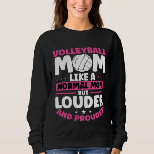 Beach Volleyball Mom Volleyball  Mothers Day Sweatshirt