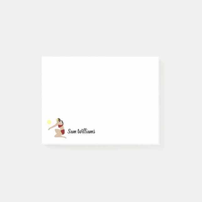 Beach Volleyball Post-it Notes (Front)