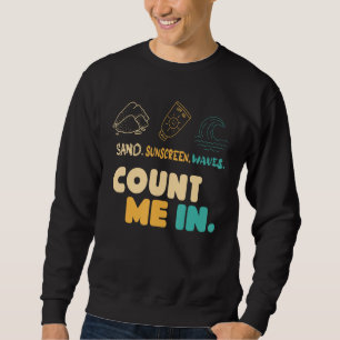 Beach Volleyball Volleyballer Sweatshirt
