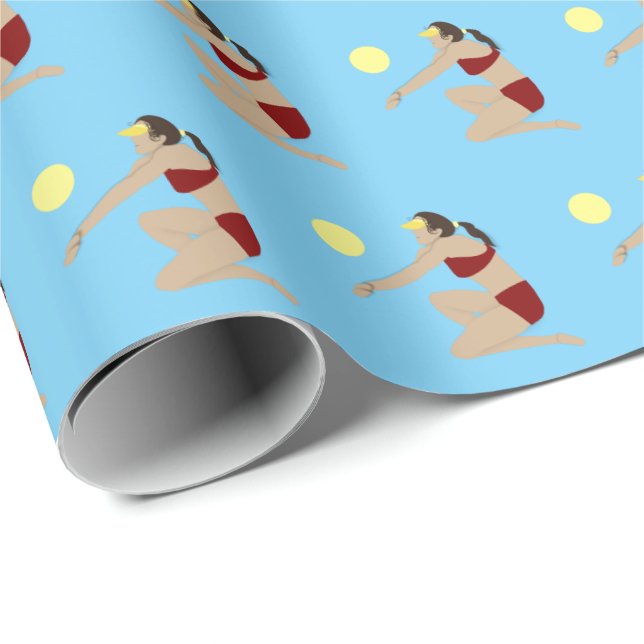 Beach Volleyball Wrapping Paper (Roll Corner)