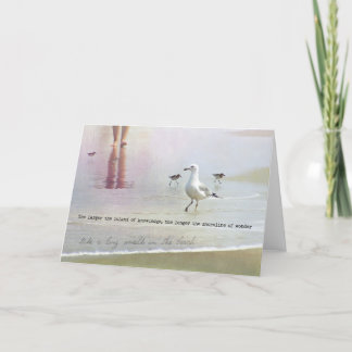 BEACH WALK Greeting Card