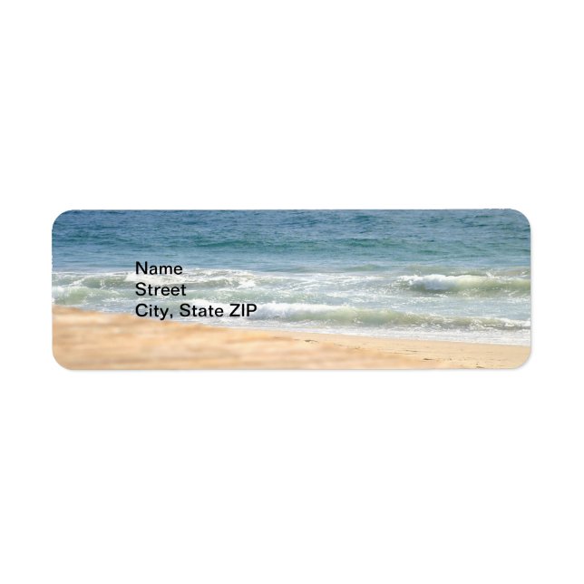 Beach Walk Return Address Label (Front)