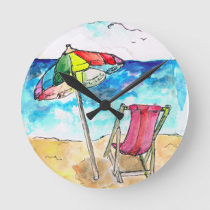 Beach Wall Clock