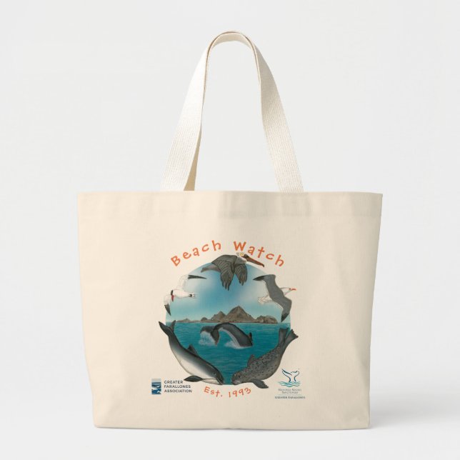 Beach Watch Tote Bag--GFNMS (Front)