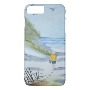 Beach watercolor iPhone 8 plus/7 plus case