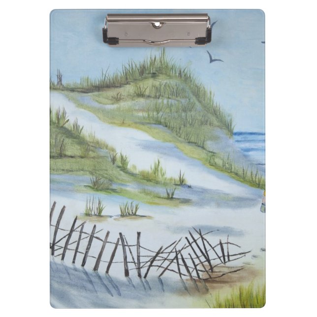 Beach watercolor clipboard (Front)