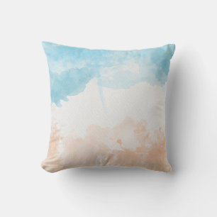 Beach Watercolor Cushion