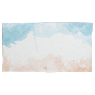 Beach Watercolor Pillowcase