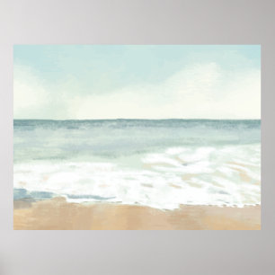Beach Watercolor  Poster