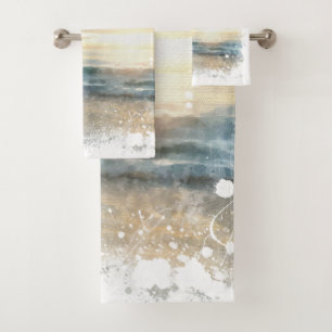 *~* Beach Waves Sunset Sunrise Sunset  AR7  Bath Towel Set