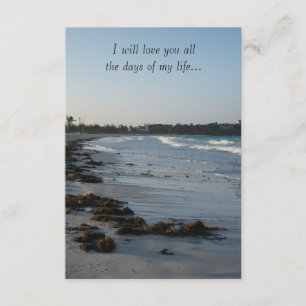 Beach Wedding at Sunset Invitation