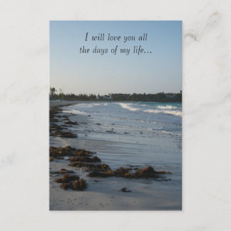 Beach Wedding at Sunset Invitation