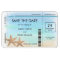 Beach Wedding Boarding Pass Save the Date Magnets