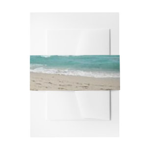 BEACH WEDDING ENSEMBLE BELLY BANDS INVITATION BELLY BAND