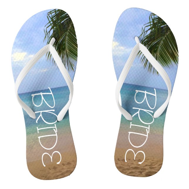Beach Wedding | Flip Flops (Footbed)