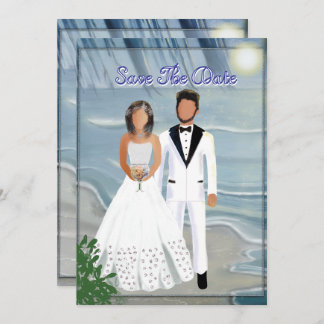 Beach Wedding Get Away Save The Date