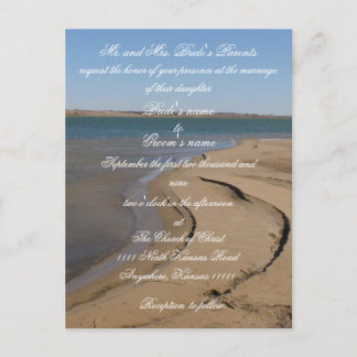 Beach Wedding invitation
