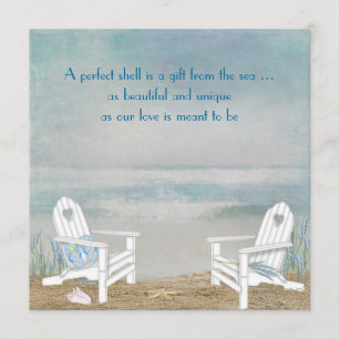 Beach Wedding Invitation