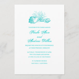 Beach Wedding Invitation