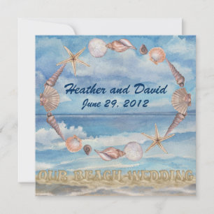 Beach Wedding Invitation