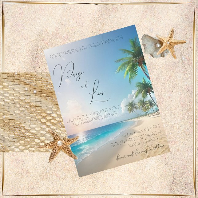 Beach Wedding Invitations  (Creator Uploaded)
