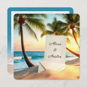 Beach Wedding Invite
