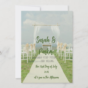 Beach Wedding Isle in the Sun Invitation