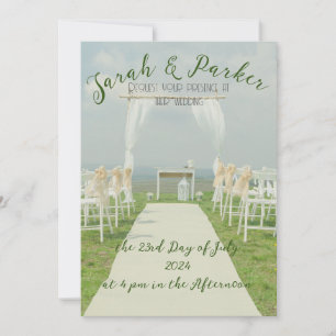 Beach Wedding Isle in the Sun Invitation