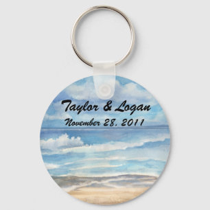 Beach / Wedding Key Ring