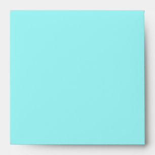 Beach Wedding Luau Hibiscus Envelope Blue Brown