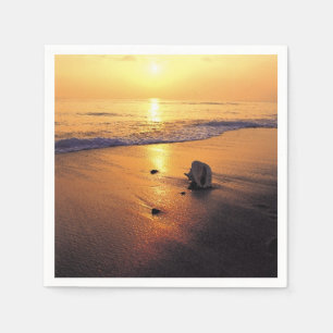Beach Wedding Photography Napkins