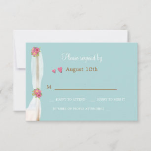 Beach Wedding Response Cards