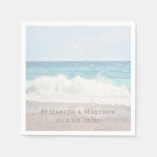 Beach Wedding | Seaside Wedding Napkin