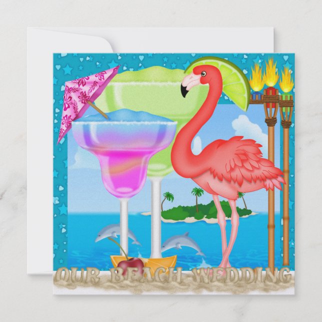 Beach Wedding - SRF Invitation (Front)