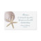 Beach Wedding Starfish Seating Card