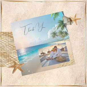 Beach Wedding Thank You Cards
