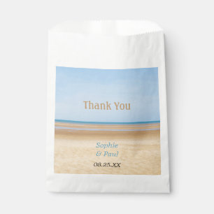 Beach Wedding Thank You Favour Bags