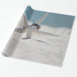 Beach Wedding Wrapping Paper<br><div class="desc">Beach wedding wrapping paper featuring a starfish with wedding rings.</div>