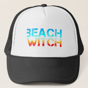beach witch trucker hat