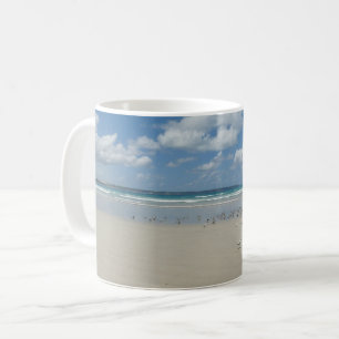 Beach with Seagulls Coffee Mug