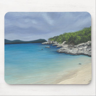 Beach with Storm Clouds Mousepad