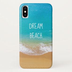 Beach with Turquoise Water Photo iPhone X Case