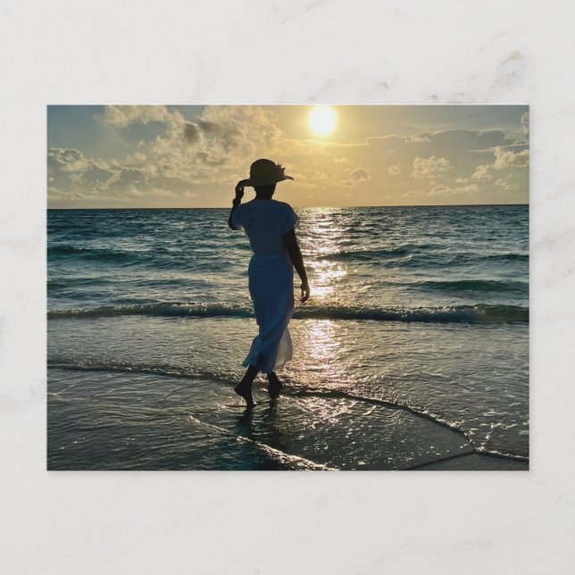 Beach Women Postcard (Front)