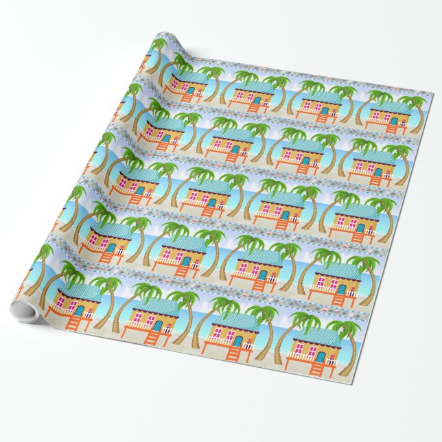 Beach Wrap - SRF Wrapping Paper (Unrolled)
