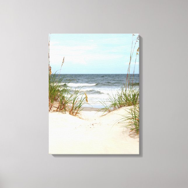 Beach Wrapped Canvas (Front)