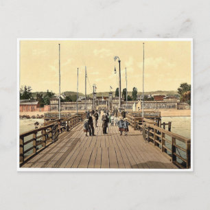 Beach, Zoppot, West Prussia, Germany (i.e., Sopot, Postcard