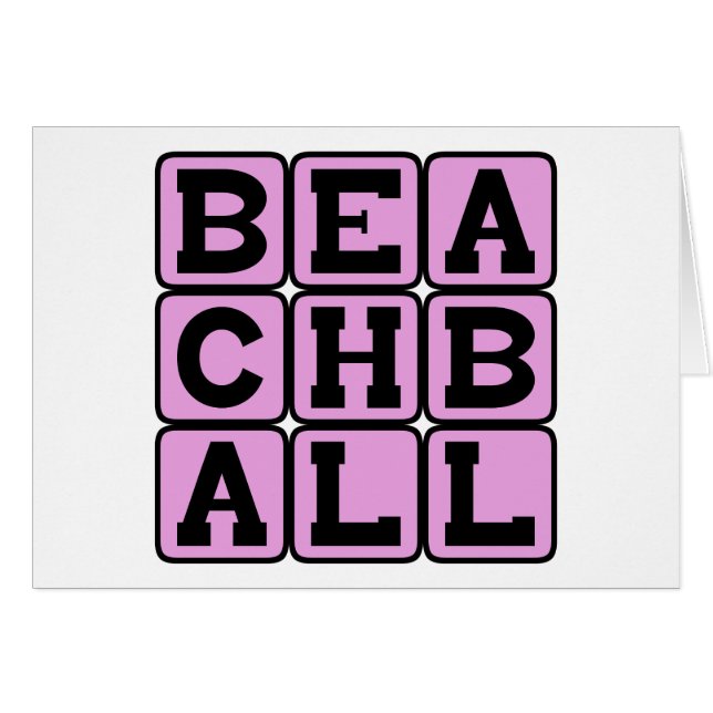 Beachball, Beach Toy (Front Horizontal)
