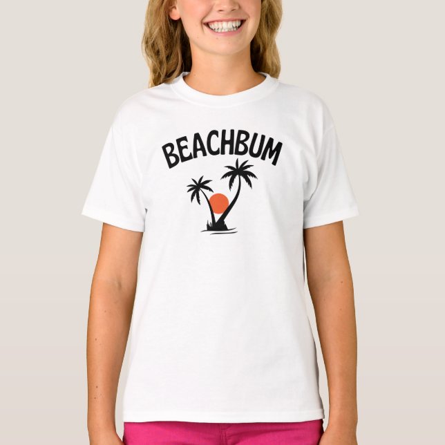 Beachbum  Beach Summer T-Shirt (Front)