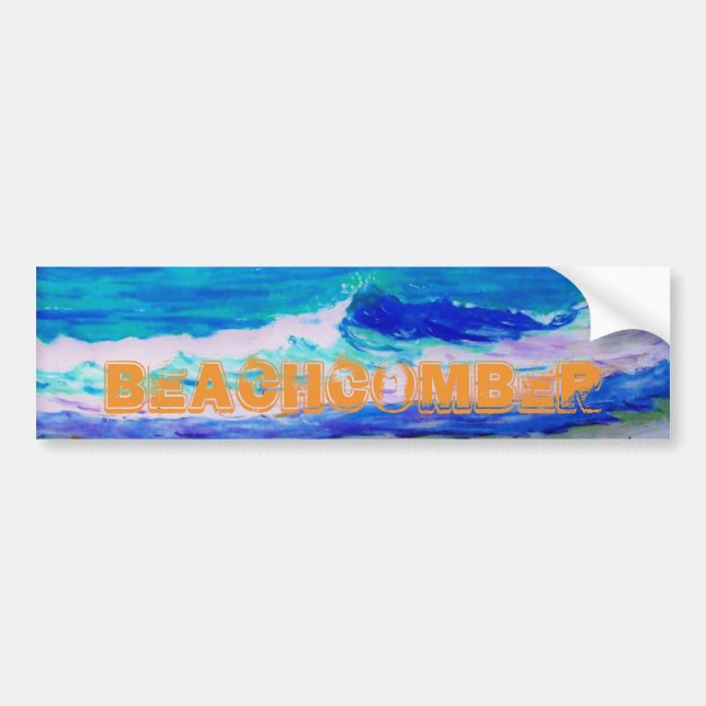 Beachcomber Bumper Sticker (Front)